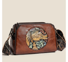 Брендова сумка із зображенням Слон Амулет Багатства, що приваблює удачу для приваблення грошей коричневий колір