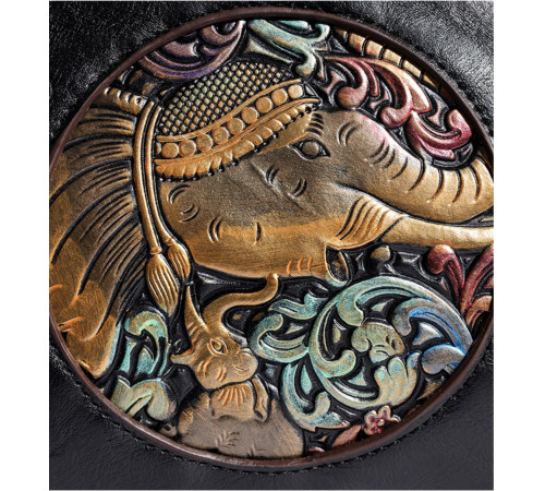 Брендова сумка із зображенням Слон Амулет Багатства, що приваблює удачу для приваблення грошей коричневий колір