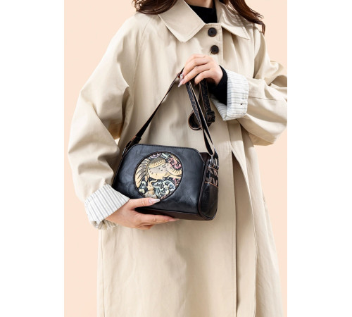 Брендова сумка із зображенням Слон Амулет Багатства, що приваблює удачу для приваблення грошей чорний колір