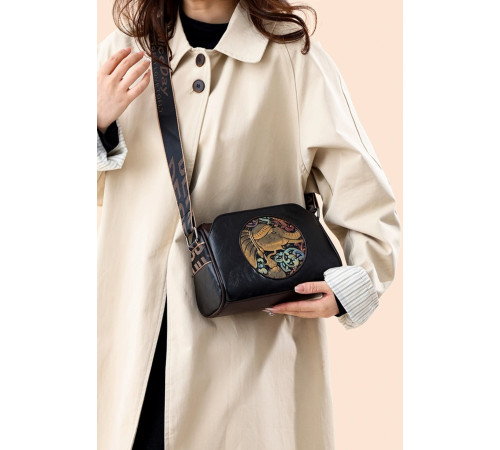 Брендова сумка із зображенням Слон Амулет Багатства, що приваблює удачу для приваблення грошей чорний колір