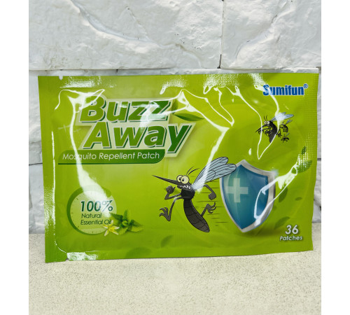 Турмаліновий пластир від комарів для захисту від укусів комарів 36 шт.