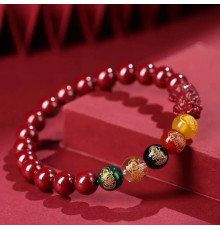 Ексклюзивний Сінгапурський Браслет із Кинарі 5 Джамбал із сакральними мантрами Пі Яо 5 Супер Багатств і удачі