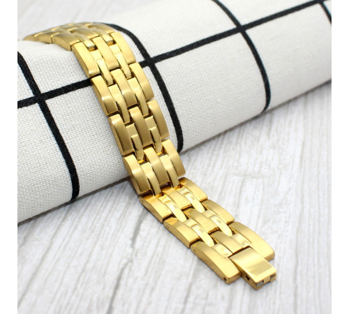 Золотий турмаліновий браслет Ультраміцний Біомагінтний з Титаном, Германієм і Біофотонами Energy 5в1