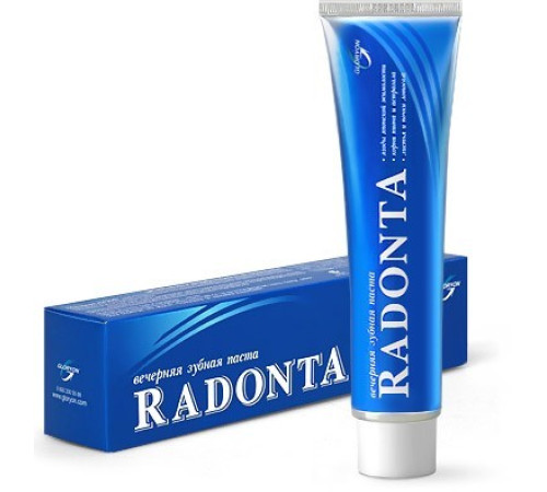 Вечірня зубна паста «Radonta»