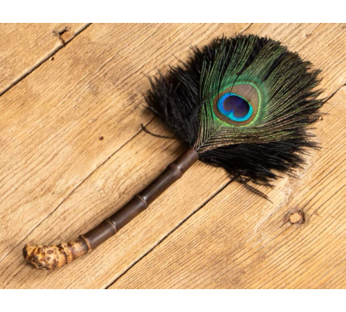 Амулет із павичого пір'я й бамбука Захист багатства від Зірки 7