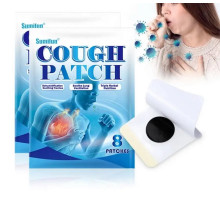 Пластир проти кашлю та нежитю свербіння в горлі та бронхіальному пневмонії Ках Cough Patch Sumifun, 8 шт.