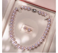 Перлове Рожеве намисто з Сережками з Малайзії — принесе Багатство, Любов, Удачу
