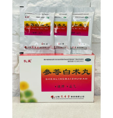 Шень Лін Бай Чжу Вань 参苓白术丸 Shen Ling Bai Zhu Wan 10 пак. по 6 г