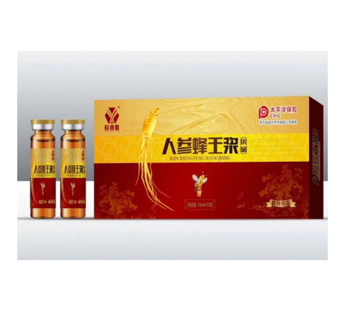 Маточне молочко з женьшенем зміцнення імунітету та підвищення 10*10 мл