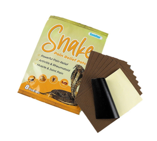 Турмаліновий знеболювальний пластир із отрутою змії, скорпіоном, жабою, павуком і сороконіжкою — від запалень