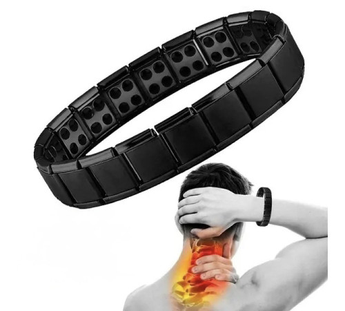 Турмаліновий титановий браслет із титаном для нормалізації тиску