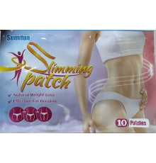 Турмаліновий пластир для зниження ваги та корекції фігури Slimming Patch 10 шт.