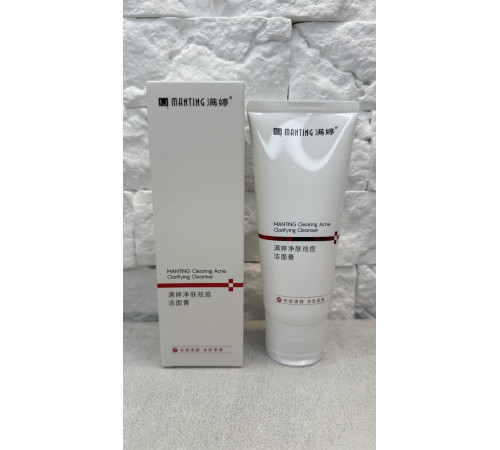 Manting Clearing Acne Clarifying Cleanser — Очисний гель для обличчя від демодексу, прищів і акне 8в1