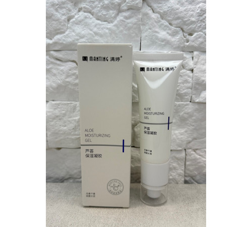 Manting Aloe Moisturizing Gel 48 г — Зволожувальний гель крем з алое, травами від кліща для гарної шкіри