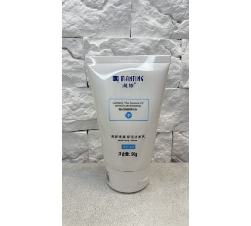 Зволожувальний очисний крем для обличчя від демодексу з екстрактом перцю сантоліну Мантинг 90 г