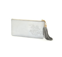 Гаманець Багатства Змії Срібло Ngan Chee Snake Wealth Wallet з мантрами достатку та процвітання