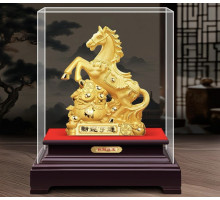 Позолочена Статуетка Кінь Переможця щоб прискорити свій успіх і процвітання