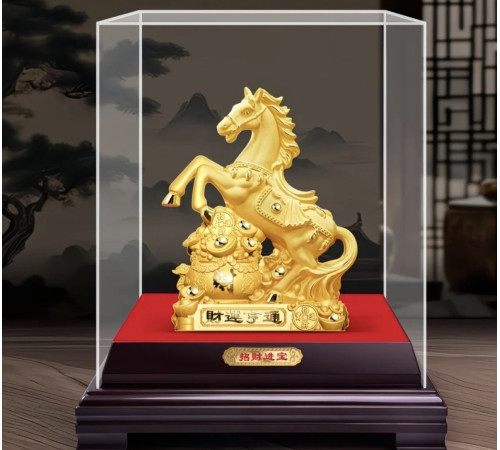 Позолочена Статуетка Кінь Переможця щоб прискорити свій успіх і процвітання