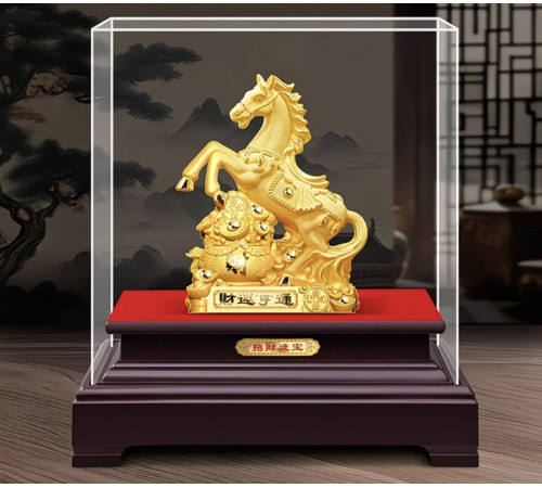 Позолочена Статуетка Кінь Переможця щоб прискорити свій успіх і процвітання