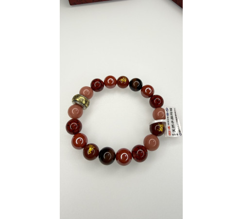 Малазійський Браслет «9 Удач» з кільцем Сакральних Мантр — Процвітання, Захист і Гармонія