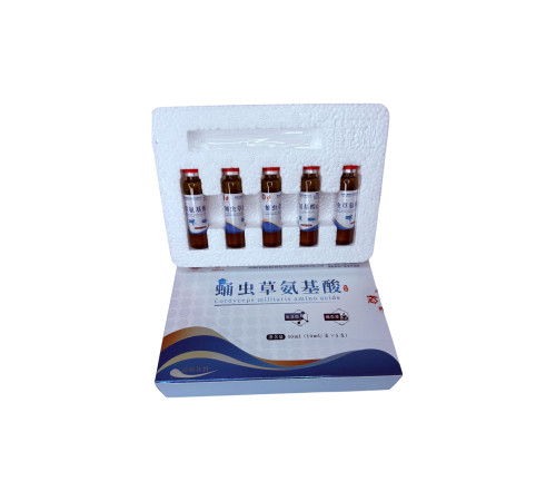 Кордицепс Аміно 蛹虫草氨基酸 Cordyceps Amino Acids Oral 5 флаконів по 10 мл