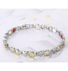 Турмаліновий Магнітний Браслет «Серце» 4в1 — гармонія здоров'я і краси
