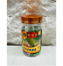 Капсули Момордика Ou Fu Lai (Bitter Melon Soft Capsule) – натуральний екстракт гіркої дині для підтримки рівня цукру в крові, обміну речовин та здоров'я підшлункової залози, 100 капсул