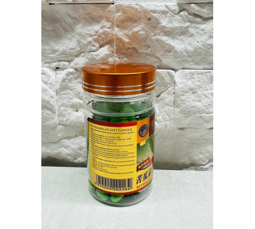 Капсули Момордика Ou Fu Lai (Bitter Melon Soft Capsule) 100 капсул