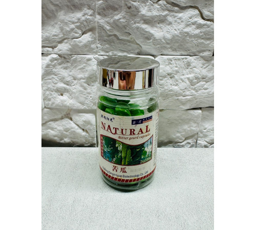 Капсули Момордики NATURAL (Bitter Gourd Capsules) – екстракт гіркої дині, 100 капсул